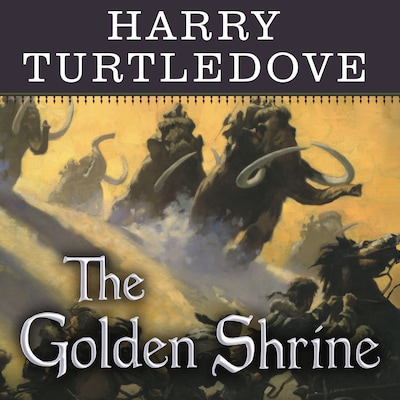 The Golden Shrine – omslag til lydbogen af Harry Turtledove