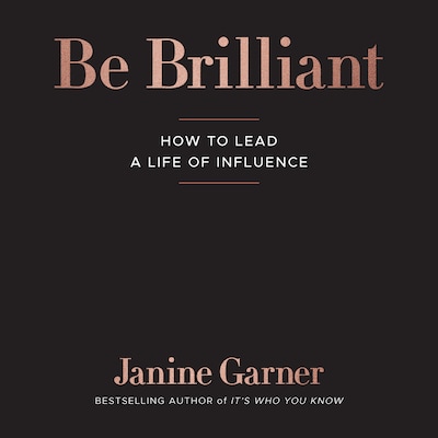 Be Brilliant – omslag til lydbogen af Janine Garner