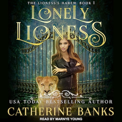 Lonely Lioness – omslag til lydbogen af Catherine Banks