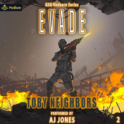Evade – omslag til lydbogen af Toby Neighbors