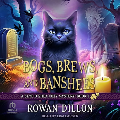 Bogs, Brews, and Banshees – omslag til lydbogen af Rowan Dillon