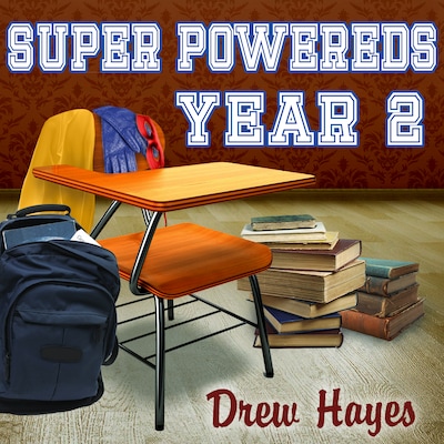 Super Powereds – omslag til lydbogen af Drew Hayes