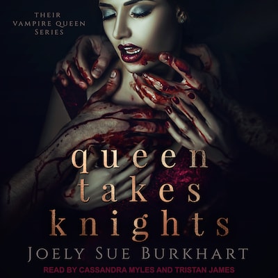 Queen Takes Knights – omslag til lydbogen af Joely Sue Burkhart
