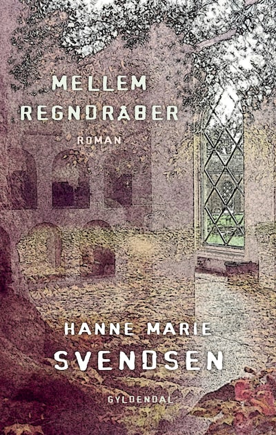 Mellem regndråber – omslag til lydbogen af Hanne Marie Svendsen