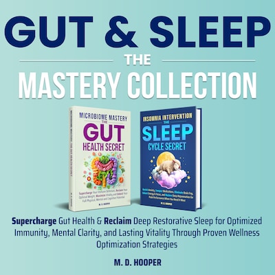 Gut & Sleep The Mastery Collection – omslag til lydbogen af M. D. Hooper