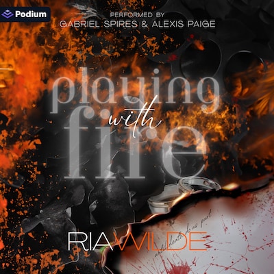 Playing with Fire – omslag til lydbogen af Ria Wilde