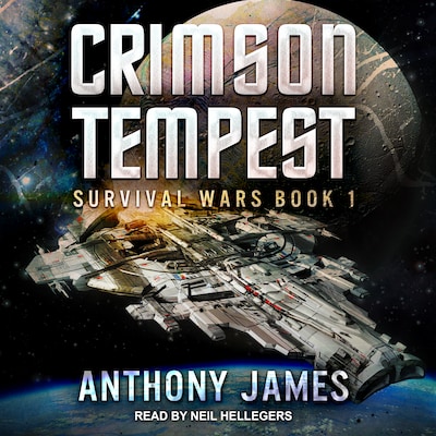 Crimson Tempest – omslag til lydbogen af Anthony James