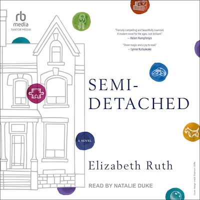 Semi-Detached – omslag til lydbogen af Elizabeth Ruth
