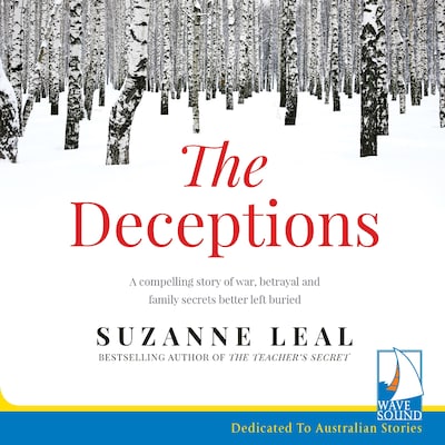 The Deceptions – omslag til lydbogen af Suzanne Leal