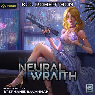 Neural Wraith 3: Neural Wraith, Book 3 – omslag till ljudboken av K.D. Robertson