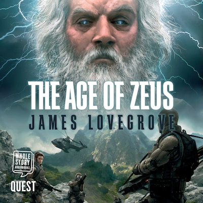 The Age of Zeus – omslag til lydbogen af James Lovegrove