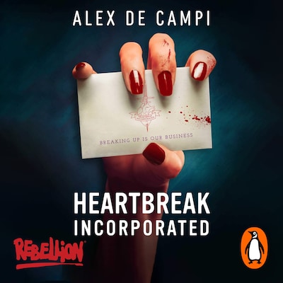 Heartbreak Incorporated – omslag til lydbogen af Alex de Campi