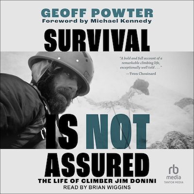 Survival Is Not Assured – omslag til lydbogen af Geoff Powter