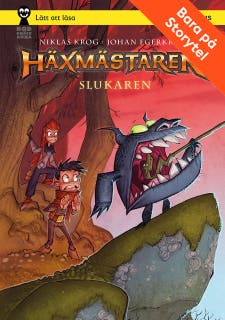 Slukaren – omslag till ljudboken av Johan Egerkrans,Niklas Krog