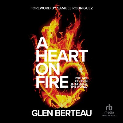 A Heart on Fire – omslag til lydbogen af Glen Berteau