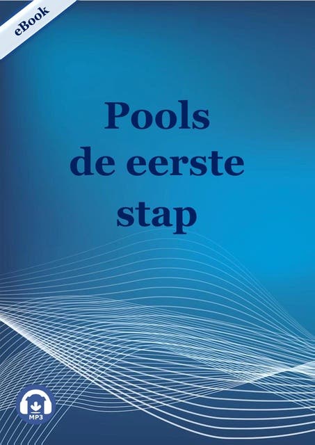 Pools de eerste stap – omslag van het luisterboek