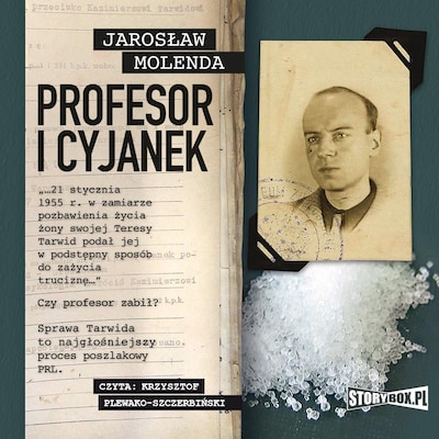 Profesor i cyjanek – okładka audiobooka, autor Jarosław Molenda