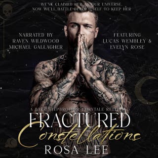 Fractured Constellations – omslag till ljudboken av Rosa Lee