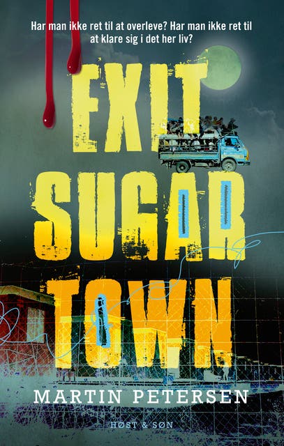 Exit Sugartown – omslag til lydbogen af Martin Petersen