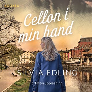 Cellon i min hand – omslag till ljudboken av Silvia Edling