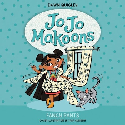 Jo Jo Makoons: Fancy Pants – okładka audiobooka, autor Dawn Quigley