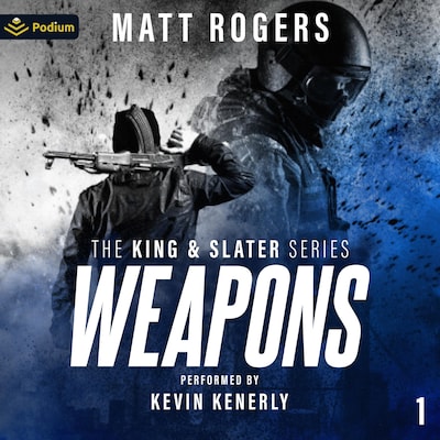 Weapons – omslag til lydbogen af Matt Rogers
