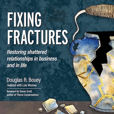 Fixing Fractures – omslag van het luisterboek van Douglas R. Bouey