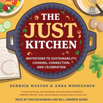 The Just Kitchen – omslag til lydbogen af Derrick Weston, Anna Woofenden