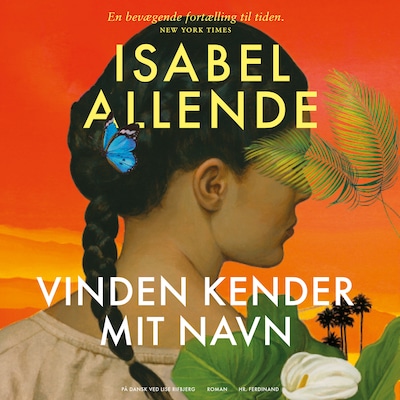 Vinden kender mit navn – omslag til lydbogen af Isabel Allende