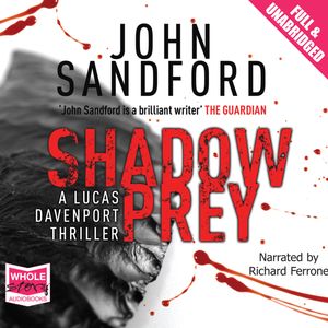 Shadow Prey – okładka audiobooka, autor John Sandford