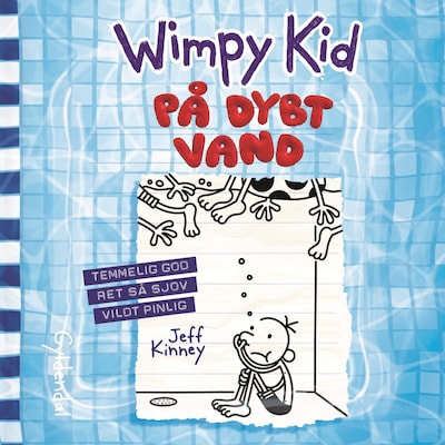 Wimpy Kid 15 - På dybt vand – omslag til lydbogen af Jeff Kinney
