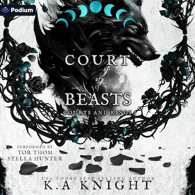 Court of Beasts – omslag til lydbogen af K.A. Knight