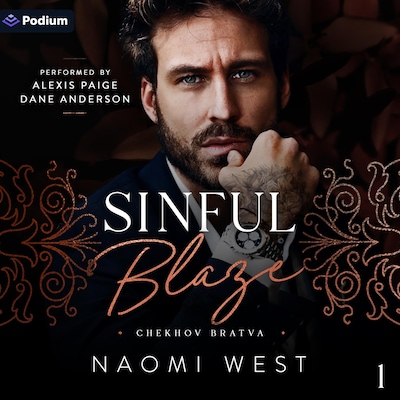 Sinful Blaze – omslag til lydbogen af Naomi West