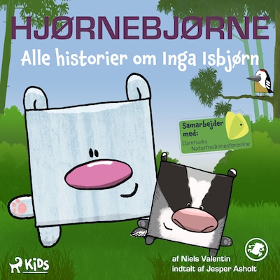 Hjørnebjørne - Alle historier om Inga Isbjørn – omslag til lydbogen af Niels Valentin