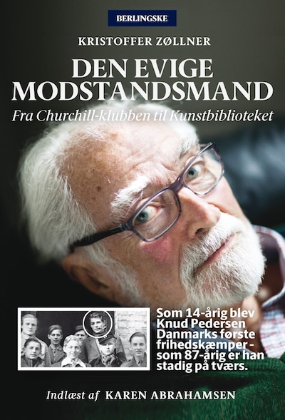 Den evige modstandsmand – omslag til lydbogen af Kristoffer Zøllner