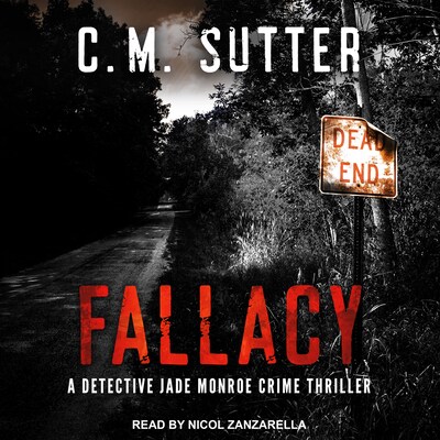 Fallacy – omslag til lydbogen af C.M. Sutter