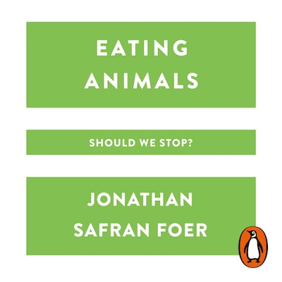 Eating Animals – omslag til lydbogen af Jonathan Safran Foer