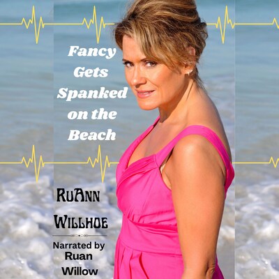 Fancy Gets Spanked on the Beach – omslag til lydbogen af RuAnn Willhoe