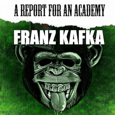 A Report for an Academy – omslag til lydbogen af Franz Kafka
