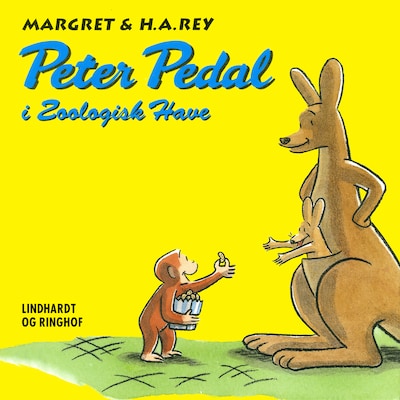 Peter Pedal i Zoologisk Have – omslag til lydbogen af H.A. Rey