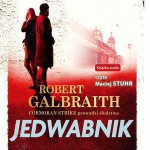 Jedwabnik – okładka audiobooka, autor J.K. Rowling, Robert Galbraith