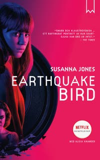 Earthquake bird – omslag till ljudboken av Susanna Jones