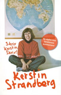 Skriv Kerstin skriv! – omslag till ljudboken av Kerstin Strandberg