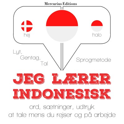 Jeg lærer indonesisk – omslag til lydbogen af JM Gardner