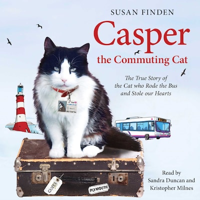 Casper the Commuting Cat – omslag til lydbogen af Susan Finden, Kristopher Milnes