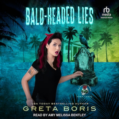 Bald-Headed Lies – omslag til lydbogen af Greta Boris