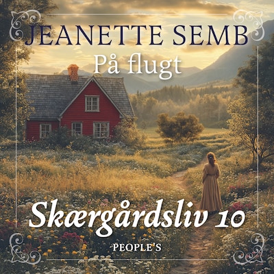 På flugt – omslag til lydbogen af Jeanette Semb