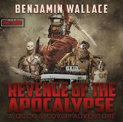 Revenge of the Apocalypse – omslag til lydbogen af Benjamin Wallace