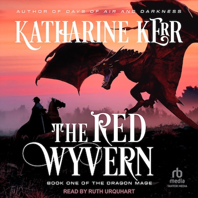 The Red Wyvern – omslag til lydbogen af Katharine Kerr