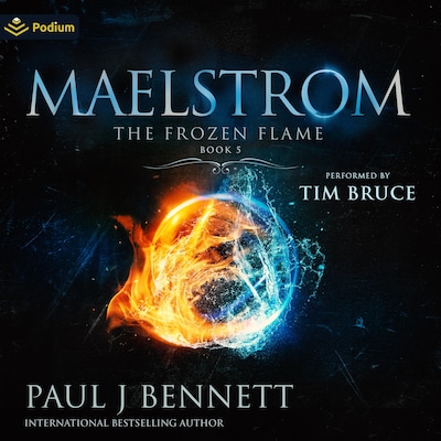 Maelstrom – omslag til lydbogen af Paul J. Bennett